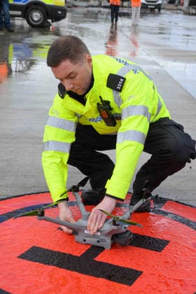 British Transport Police Drones 13.05.2026. British Transport Police drones. British Transport Police launched their new drone tech at Cadder Junction near Bishopbriggs, Scotland.  Copyright: xAlanxMacGregorxEwingx NINTCHDBPICT001080332355