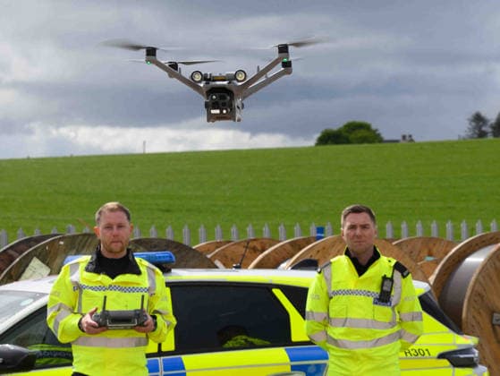 British Transport Police Drones 13.05.2026. British Transport Police drones. British Transport Police launched their new drone tech at Cadder Junction near Bishopbriggs, Scotland.  Copyright: xAlanxMacGregorxEwingx NINTCHDBPICT001080332391