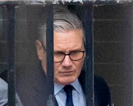 May 14, 2026, London, London, UK: London, UK. Prime Minister Sir Keir Starmer leaves Downing Street through the back entrance. The Prime Minister is under growing political pressure as he fights to remain in power amid speculation about challenges to his leadership. London UK  - ZUMAl94_ 20260514_zaf_l94_018 Copyright: xMarcinxNowakx