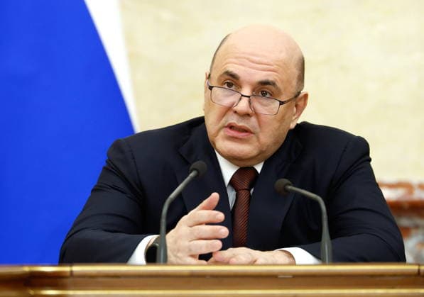 RUSSIA, MOSCOW - MAY 14, 2026: Russia s Prime Minister Mikhail Mishustin holds a meeting of the Russian Government at the House of the Russian Government. Dmitry Astakhov POOL TASS  92454342