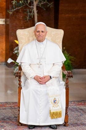 May 14, 2026, Rome, Rome, Italy: Pope Leo XIV visits Sapienza University on a pastoral visit, Rome, May 14, 2025 Rome Italy  - ZUMAa289 20260514_zia_a289_048 Copyright: xMariaxLauraxAntonellix xAgfx