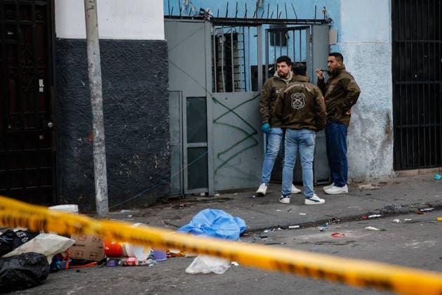Santiago, May 14, 2026 One dead and one wounded was the result of a shooting in Regifo street in the commune of Recoleta, crime that would be related in the same sector Os9 of Carabineros works in the place Diego Martin Aton Chile, Aton 1155384 jpeg  Copyright: DIEGOxMARTIN ATONxCHILE