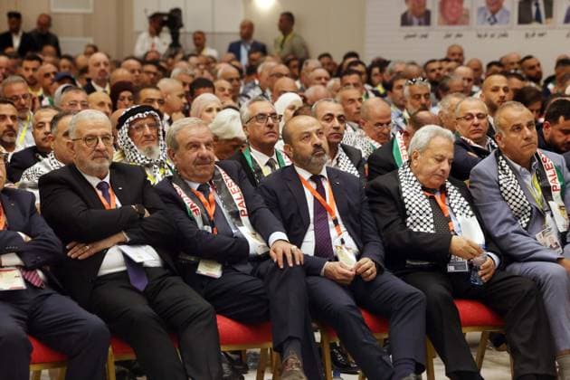 Palestinian President Abbas attends Fatah conference in Ramallah Palestinian President Mahmoud Abbas attends the eighth general conference of the Fatah Movement in Ramallah, in the West Bank, on May 14, 2026. More than 2,500 members were approved to participate, while a direct-link mechanism was announced to ensure broad participation from the West Bank, Gaza Strip, Lebanon and Egypt. Photo by Thaer Ganaim apaimages Ramallah West Bank Palestinian Territory 140526_Ramallah_PPO_00(23) Copyright: xapaimagesxThaerxGanaimx xapaimagesx