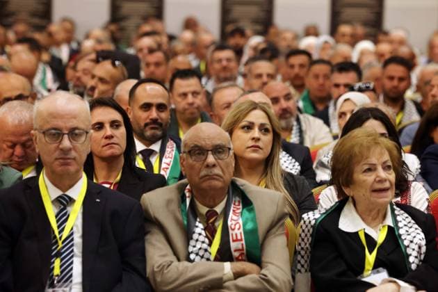 Palestinian President Abbas attends Fatah conference in Ramallah Palestinian President Mahmoud Abbas attends the eighth general conference of the Fatah Movement in Ramallah, in the West Bank, on May 14, 2026. More than 2,500 members were approved to participate, while a direct-link mechanism was announced to ensure broad participation from the West Bank, Gaza Strip, Lebanon and Egypt. Photo by Thaer Ganaim apaimages Ramallah West Bank Palestinian Territory 140526_Ramallah_PPO_00(25) Copyright: xapaimagesxThaerxGanaimx xapaimagesx