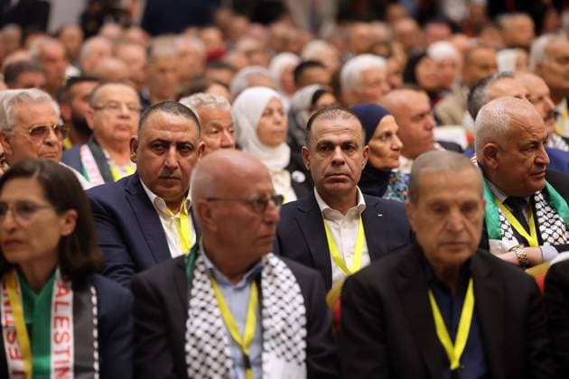 Palestinian President Abbas attends Fatah conference in Ramallah Palestinian President Mahmoud Abbas attends the eighth general conference of the Fatah Movement in Ramallah, in the West Bank, on May 14, 2026. More than 2,500 members were approved to participate, while a direct-link mechanism was announced to ensure broad participation from the West Bank, Gaza Strip, Lebanon and Egypt. Photo by Thaer Ganaim apaimages Ramallah West Bank Palestinian Territory 140526_Ramallah_PPO_00(14) Copyright: xapaimagesxThaerxGanaimx xapaimagesx