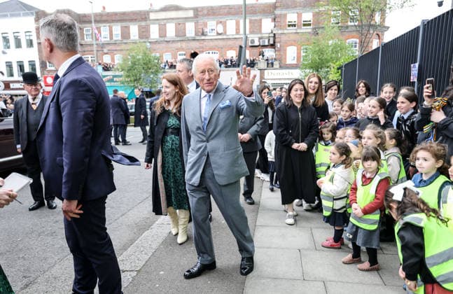 . 14 05 2026. London, United Kingdom. King Charles III during a visit to Golders Green in North London , following the attack on Jewish residents.  xPoolx xi-Imagesx IIM-26773-0003