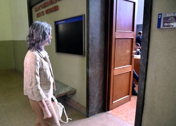 IPA84680000 - Milan, Court, Udiena for Injunctive Action against META and TIK TOK , Class Action, Irene Roggero mother of Rossella girl who died by suicide  Copyright: xMaurizioxMaulex xMaurizioxMaulex 84680000
