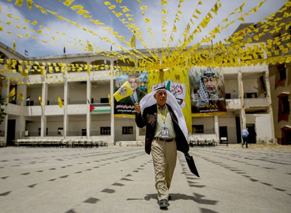 8th General Congress of the Fatah Movement RAMALLAH, WEST BANK, PALESTINE - MAY 14: The 8th General Congress of the Fatah Movement begins at the Palestinian Presidential headquarters in Ramallah, West Bank, Palestine on May 14, 2026. The Gaza segment of the congress was held via video conference at Al-Azhar University with the participation of numerous delegates. Saeed M. M. T. Jaras Anadolu Ramallah West Bank. Editorial use only. Please get in touch for any other usage.  Copyright: x2026xAnadoluxSaeedxM.xM.xT.xJarasx