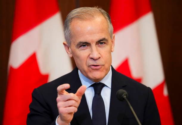May 14, 2026, Ottawa, On, Canada: Prime Minister Mark Carney makes an announcement on Parliament Hill in Ottawa on Thursday, May 14, 2026. Ottawa Canada  - ZUMAc35_ 20260514_zaf_c35_009 Copyright: xSeanxKilpatrickx