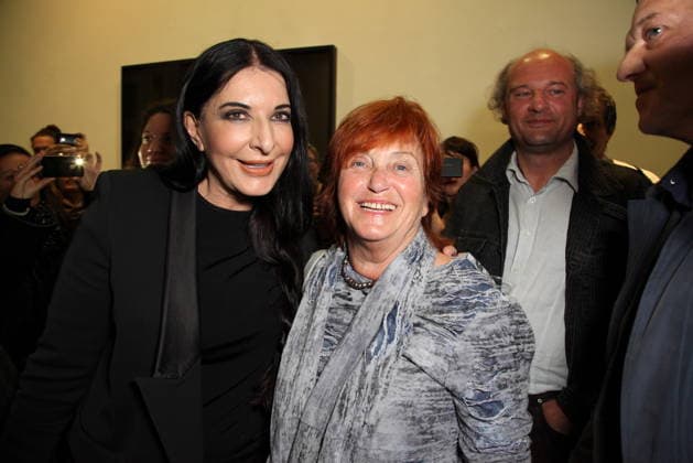 Marina ABRAMOVIC Vienna, Galerie Krinzinger, 25 10 2012 Marina ABRAMOVIC, Valie EXPORT