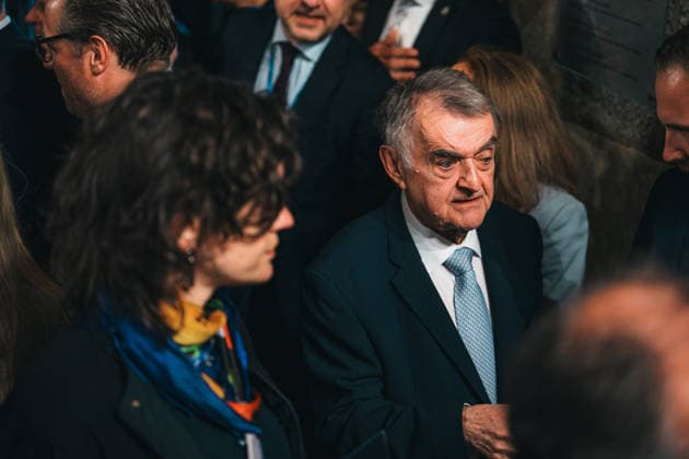 Germany, Aachen Presentation of the International Charlemagne Prize 2026 to Mario Draghi, Mario Draghi, former President of the European Central Bank ECB, former Italian Prime Minister , Herbert Reul, CDU, Minister of the Interior NRW Copyright: xThiemoxRudolphx