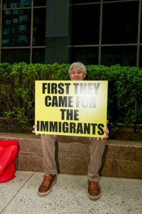 Silent Vigil for People Captured or Killed by ICE New York, NY- May 14: Activist Host a Silent Vigil for people Abducted and Killed by I.C.E in front of 26 Federal Plaza in Manhattan New York on May 14, 2026 Credit: Camara Porter AdMedia EDITORIAL USE ONLY  Copyright: xx CamaraxPorterx admphotostwo989222