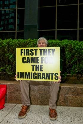 Silent Vigil for People Captured or Killed by ICE New York, NY- May 14: Activist Host a Silent Vigil for people Abducted and Killed by I.C.E in front of 26 Federal Plaza in Manhattan New York on May 14, 2026 Credit: Camara Porter AdMedia EDITORIAL USE ONLY  Copyright: xx CamaraxPorterx admphotostwo989228