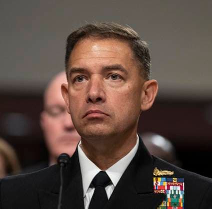 US Senate Armed Services Review of the CENTCOM and USAFRICOM FY 2027 Budget Admiral Charles B Cooper II, United States Navy, Commander, United States Central Command (CENTCOM) testifies during the US Senate Committee on Armed Services hearing to ‘examine the posture of CENTCOM and USAFRICOM in review of the Defense Authorization Request for FY2027,’ in the Dirksen Senate Office Building on Capitol Hill in Washington, DC, USA, on Thursday, May 14, 2026. Photo by Andrew Thomas CNP ABACAPRESS.COM Washington District of Columbia United States  Copyright: xCNP ABACAx