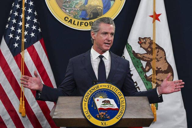 May 14, 2026: California Gov. Gavin Newsom delivers his final May budget revision as governor on Thursday, May 14, 2026, at the Capitol Swing Space building in Sacramento, Calif.  - ZUMAm67_ 20260514_zaf_m67_002 Copyright: xHectorxAmezcuax