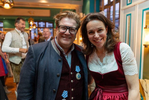 14 05 2026, Francis Fulton Smith and Gabriele Weigel , Welcome Evening of Pferd International Munich at the event location The Resi at Viktualienmarkt in Munich