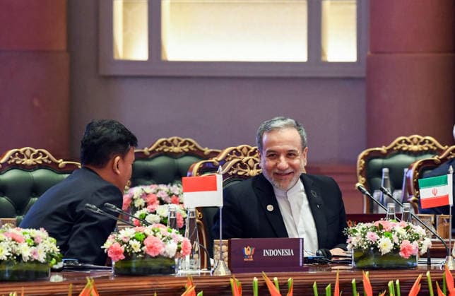 Iranian Foreign Minister Seyed Abbas Araghchi during the BRICS Foreign Ministers Meeting New Delhi, May 15 (ANI): Iranian Foreign Minister Seyed Abbas Araghchi during the BRICS Foreign Ministers Meeting at Bharat Mandapam, in New Delhi on Friday. NEW DELHI Delhi India Copyright: xANIx ANI_20260515023