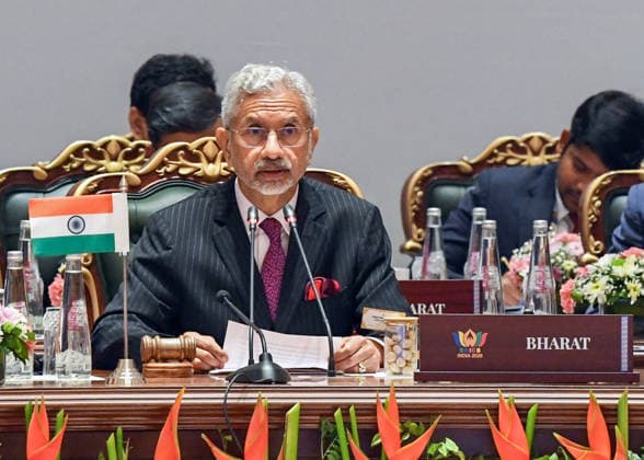External Affairs Minister S. Jaishankar addresses the BRICS Foreign Ministers Meeting at Bharat Mandapam New Delhi, May 15 (ANI): External Affairs Minister S. Jaishankar addresses the BRICS Foreign Ministers Meeting at Bharat Mandapam, in New Delhi on Friday. (ANIPhoto Naveen Sharma) NEW DELHI Delhi India Copyright: xANIx ANI_20260515026