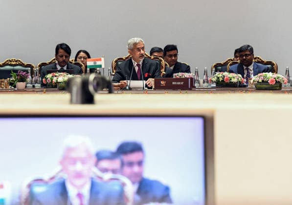 External Affairs Minister S. Jaishankar addresses the BRICS Foreign Ministers Meeting New Delhi, May 15 (ANI): External Affairs Minister S. Jaishankar addresses the BRICS Foreign Ministers Meeting, at Bharat Mandapam, in New Delhi on Friday. NEW DELHI Delhi India Copyright: xANIx ANI_20260515031