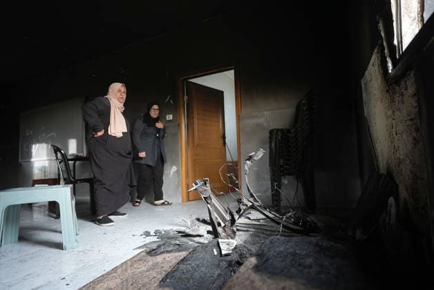 Palestinian homes and vehicles destroyed in the West Bank after Israelis attack RAMALLAH, WEST BANK, PALESTINE - MAY 15: A view of a burnt home is seen after Israeli settlers attacked the village of Jibiya, Ramallah, West Bank, Palestine and set fire to Palestinian-owned homes and vehicles on May 15, 2026. Issam Rimawi Anadolu Ramallah West Bank. Editorial use only. Please get in touch for any other usage.  Copyright: x2026xAnadoluxIssamxRimawix