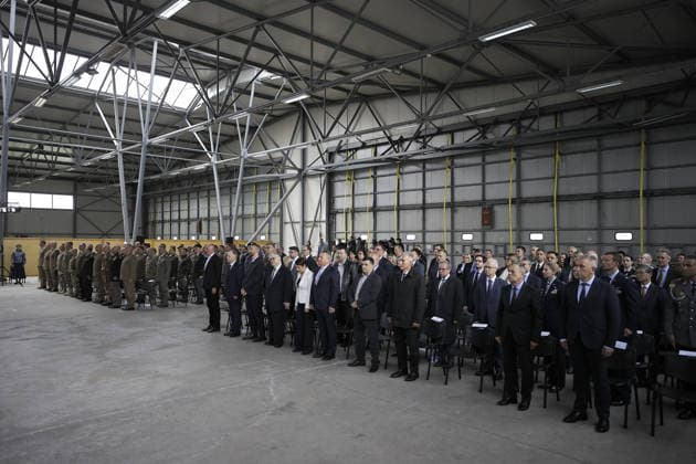 Handover ceremony of command duties at NATO Headquarters Sarajevo SARAJEVO, BOSNIA AND HERZEGOVINA - MAY 15: A general view from handover ceremony of command duties at NATO Headquarters Sarajevo to the new NATO Headquarters Commander, Brigadier General James C. Fowler on May 15, 2026 in Sarajevo, Bosnia and Herzegovina. Samir Jordamovic Anadolu Sarajevo Bosnia and Herzegovina. Editorial use only. Please get in touch for any other usage.  Copyright: x2026xAnadoluxSamirxJordamovicx