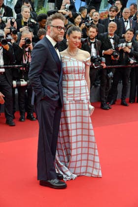 Seth Rogen and Lauren Miller Rogen attend the Fatherland screening during the 79th annual Cannes Film Festival at Palais des Festivals on May 14, 2026 in Cannes, France Cannes Film Festival 2026 Fatherland Premiere