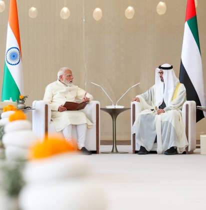 Politics, Diplomacy, Government India UAE ties soar higher as PM Modi strengthens a strategic friendship built on progress and partnership. Abu Dhabi United Arab Emirates Copyright: xSeshadrixSukumarx