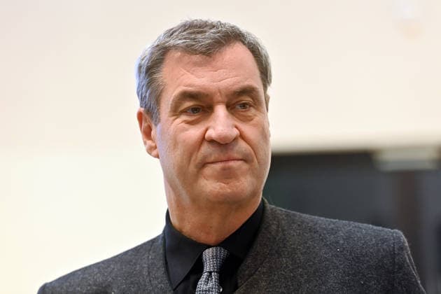 Markus SOEDER State Premier of Bavaria and CSU Chairman, single image, cropped single motif, portrait, portrait Dr. Soeder, Kirchner and Krause accept memorandum from the Bavarian economy on 15 May 2026 in Munich The economy stands resolutely and enthusiastically behind Munichs bid for the Olympic and Paralympic Games