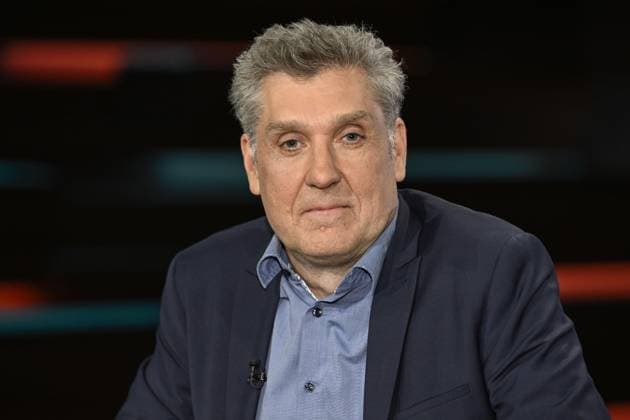 Dr Oliver von Wrochem Historian 05 26 her Dr Oliver von Wrochem on 14 May 2026 in Markus Lanz , ZDF Recording from 4 May 2026 TV Television Talk Show Talk Show Germany German German man Head of Neuengamme Concentration Camp Memorial German historian transverse portrait neutral