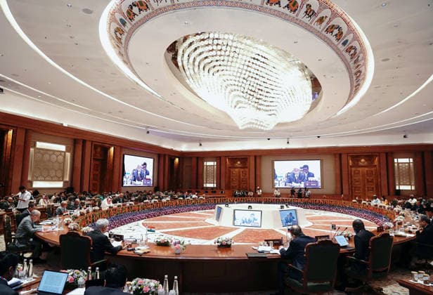 RECORD DATE NOT STATED EAM S. Jaishankar chairs BRICS India 2026 FMM Session New Delhi, May 15 (ANI): External Affairs Minister S. Jaishankar speaks during BRICS India 2026 Foreign Ministers Meeting session on ˜Reforms of Global Governance and Multilateral System™, in New Delhi on Friday. (@DrSJaishankar ANI Photo) New Delhi Delhi India Copyright: xANIx ANI_20260515189
