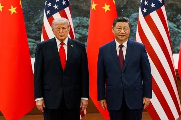 News Bilder des Tages US President Donald Trump meets with Chinese President Xi Jinping during an official visit aimed at discussing trade and bilateral relations between the two countries. Beijing, China US President Donald Trump meets with Chinese President Xi Jinping during an official visit aimed at discussing trade and bilateral relations between the two countries. Beijing, China, May 15, 2026. Photo by White House Press Office apaimages Washington USA United States of America 150526_China_WHPO_00(3) Copyright: xapaimagesxWhitexHousexPressxOfficex xapaimagesx