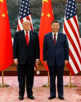 US President Donald Trump meets with Chinese President Xi Jinping during an official visit aimed at discussing trade and bilateral relations between the two countries. Beijing, China US President Donald Trump meets with Chinese President Xi Jinping during an official visit aimed at discussing trade and bilateral relations between the two countries. Beijing, China, May 15, 2026. Photo by White House Press Office apaimages Washington USA United States of America 150526_China_WHPO_00(6) Copyright: xapaimagesxWhitexHousexPressxOfficex xapaimagesx