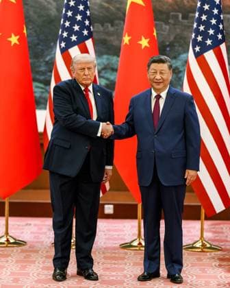 US President Donald Trump meets with Chinese President Xi Jinping during an official visit aimed at discussing trade and bilateral relations between the two countries. Beijing, China US President Donald Trump meets with Chinese President Xi Jinping during an official visit aimed at discussing trade and bilateral relations between the two countries. Beijing, China, May 15, 2026. Photo by White House Press Office apaimages Washington USA United States of America 150526_China_WHPO_00(8) Copyright: xapaimagesxWhitexHousexPressxOfficex xapaimagesx