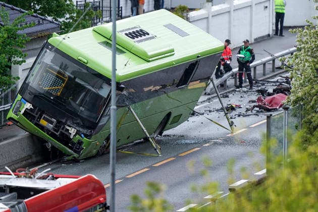 Serious traffic accident Oslo 20260515 There has been a serious traffic accident on Mosseveien out of Oslo Friday afternoon Photo Thomas Fure NTB Oslo Norway TgswHxeQuCA EDITORIAL USE ONLY Ref BNCTgswHxeQuCA jpg  Copyright: xThomasxFurex xNTBx