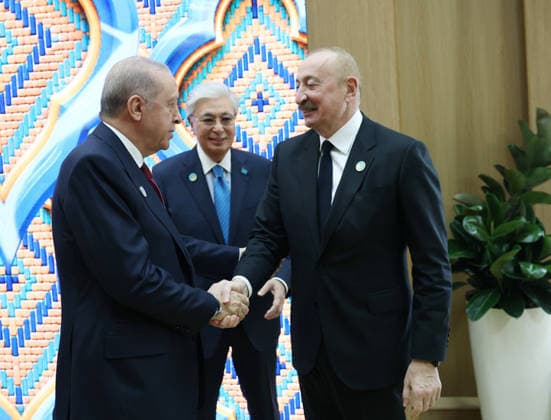 Turkish President Recep Tayyip Erdo?an attends the informal summit of the Organization of Turkic States in Turkistan, Kazakhstan Turkish President Recep Tayyip Erdo?an attends the informal summit of the Organization of Turkic States in Turkistan, Kazakhstan, on May 15, 2026, to discuss cooperation among member states and regional issues. Photo by Turkish presidency apaimages Istanbul Istanbul Turkey 150526_Kazakhstan_TPO_00(1) Copyright: xapaimagesxTurkishxpresidencyx xapaimagesx