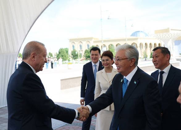 Turkish President Recep Tayyip Erdo?an attends the informal summit of the Organization of Turkic States in Turkistan, Kazakhstan Turkish President Recep Tayyip Erdo?an attends the informal summit of the Organization of Turkic States in Turkistan, Kazakhstan, on May 15, 2026, to discuss cooperation among member states and regional issues. Photo by Turkish presidency apaimages Istanbul Istanbul Turkey 150526_Kazakhstan_TPO_00(3) Copyright: xapaimagesxTurkishxpresidencyx xapaimagesx