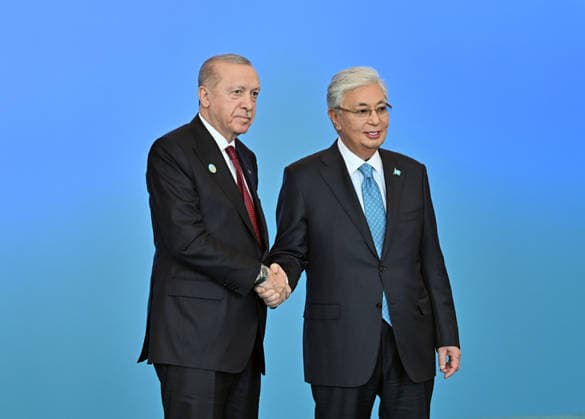 Turkish President Recep Tayyip Erdo?an attends the informal summit of the Organization of Turkic States in Turkistan, Kazakhstan Turkish President Recep Tayyip Erdo?an attends the informal summit of the Organization of Turkic States in Turkistan, Kazakhstan, on May 15, 2026, to discuss cooperation among member states and regional issues. Photo by Turkish presidency apaimages Istanbul Istanbul Turkey 150526_Kazakhstan_TPO_00(8) Copyright: xapaimagesxTurkishxpresidencyx xapaimagesx