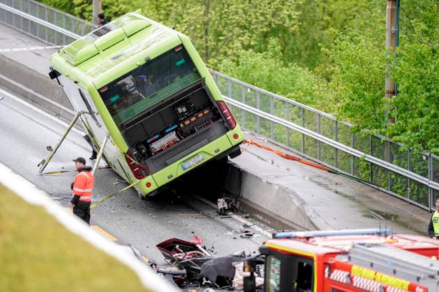 Serious traffic accident Oslo 20260515 There has been a serious traffic accident on Mosseveien out of Oslo Friday afternoon Photo Thomas Fure NTB Oslo Norway 0Y27dKPviXA EDITORIAL USE ONLY Ref BNC0Y27dKPviXA jpg  Copyright: xThomasxFurex xNTBx