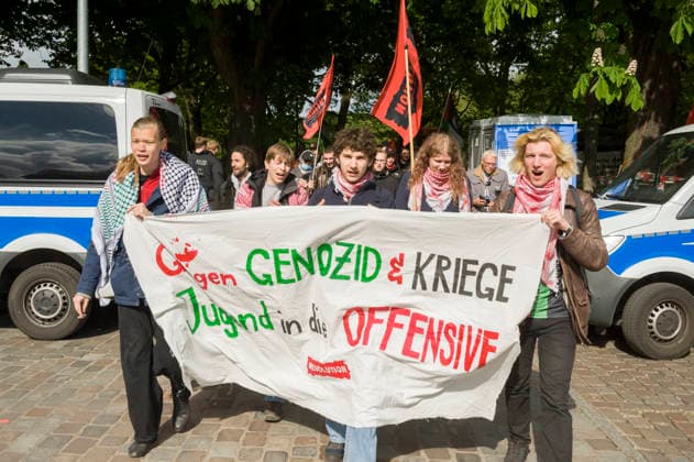Palestine Camp on the Moorweide, Hamburg 20260515ad089 20260515ad089 Protest camp, demonstration, resistance, activism, sol Copyright: xAchimxDuwentästerx