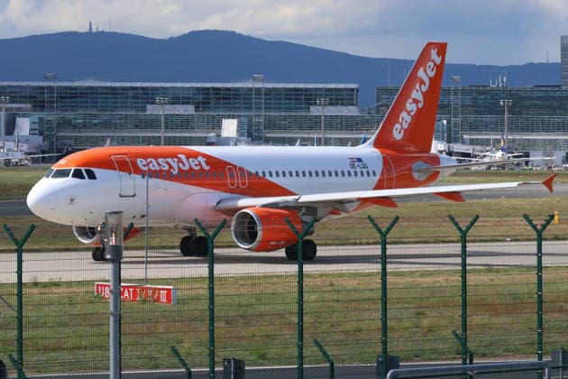 14 05 2026, xsvx, travel, vacation,economy, emwir, OE LQG easyJet Europe Airbus A319 111on the tarmac in Frankfurt Frankfurt