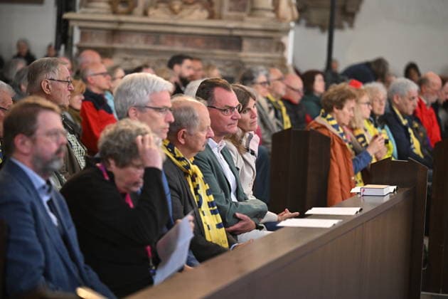 Central ecumenical service in St Kilians Cathedral at the Katholikentag in Wuerzburg Photo from 15 05 2026 Tens of thousands of participants are expected to attend a total of 900 events until Sunday at the 104th German Katholiken Copyright: epd-bild DanielxPeter DSC_2405.jpeg
