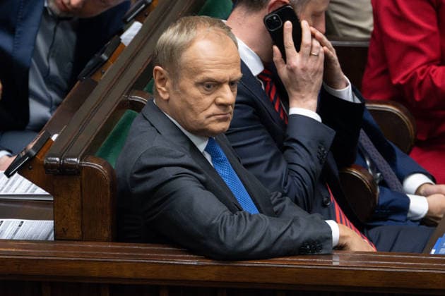 15.05.2026 WARSZAWA POSIEDZENIE SEJMU SEJM RP 15 05 2026 WARSAW - POLISH PARLIAMENT - SESSION OF THE POLISH SEJM N Z PREMIER DONALD TUSK FOT. MARCIN BANASZKIEWICZ FOTONEWS NEWSPIX.PL --- Newspix.pl  20260515FNMB025