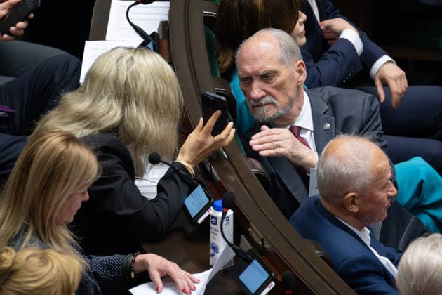 15.05.2026 WARSZAWA POSIEDZENIE SEJMU SEJM RP 15 05 2026 WARSAW - POLISH PARLIAMENT - SESSION OF THE POLISH SEJM N Z ANTONI MACIEREWICZ FOT. MARCIN BANASZKIEWICZ FOTONEWS NEWSPIX.PL --- Newspix.pl  20260515FNMB027