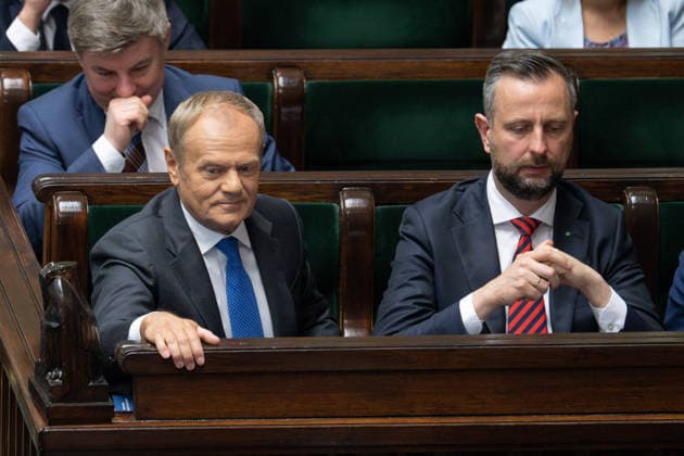 15.05.2026 WARSZAWA POSIEDZENIE SEJMU SEJM RP 15 05 2026 WARSAW - POLISH PARLIAMENT - SESSION OF THE POLISH SEJM N Z PREMIER DONALD TUSK WLADYSLAW KOSINIAK KAMYSZ FOT. MARCIN BANASZKIEWICZ FOTONEWS NEWSPIX.PL --- Newspix.pl  20260515FNMB049