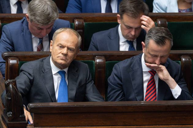 15.05.2026 WARSZAWA POSIEDZENIE SEJMU SEJM RP 15 05 2026 WARSAW - POLISH PARLIAMENT - SESSION OF THE POLISH SEJM N Z PREMIER DONALD TUSK WLADYSLAW KOSINIAK KAMYSZ FOT. MARCIN BANASZKIEWICZ FOTONEWS NEWSPIX.PL --- Newspix.pl  20260515FNMB051