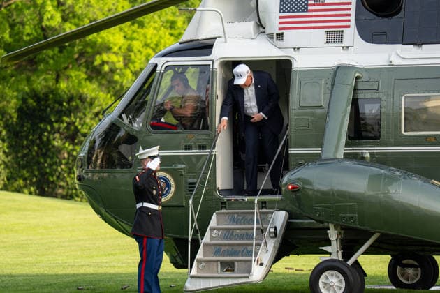May 15, 2026, Washington, Dc, United States: President DONALD TRUMP returns to the White House following a trip to China on May 15, 2026. Washington United States - ZUMAl312 20260515_znp_l312_021 Copyright: xAndrewxLeydenx