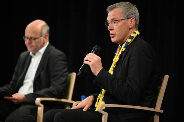 Panel discussion Synodal Way Quo Vadis with Irme S Copyright: epd-bild DanielxPeter epd-Katholikentag_Wuerzburg163-kopieren.jpeg
