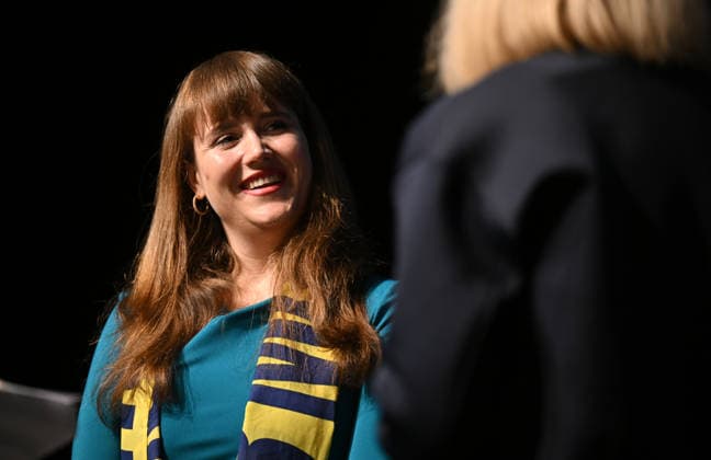 Biblical dialog with Ricarda Lang at the Katholikentag in Wuerzburg Photo from 16 05 2026 During th Copyright: epd-bild DanielxPeter DSC_2889.jpeg