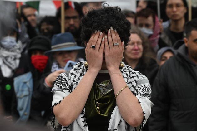 Demonstration held in Berlin to commemorate the 78th anniversary of Nakba BERLIN, GERMANY - MAY 16: Demonstrators gather at Oranienplatz to mark the 78th anniversary of the Nakba in Berlin, Germany on May 16, 2026. Protesters chanted slogans and carried Palestinian flags during the commemoration rally. Halil Sagirkaya Anadolu Berlin Germany. Editorial use only. Please get in touch for any other usage.  Copyright: x2026xAnadoluxHalilxSagirkayax