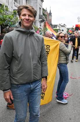 Brussels Pride Celebrates 30 Years BRUSSELS, BELGIUM - MAY 16: The Pride march walks through the streets of the capital.This year marks the 30th anniversary of Pride in Brussels. Thirty years of struggle, pride and visibility for the LGBTQIA+ community. The theme chosen for 2026 reflects the challenges of a world in turmoil: When Times Get Darker, We Shine Brighter. A powerful and unifying message, more necessary than ever in a troubled international context where the rights of the LGBTQIA+ community are under constant threat.on May 16, 2026 in Brussels, Belgium, 16 05 2026 Brussels Belgium  Copyright: xBertxVanxDenxBrouckex